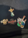 Hard Rock Cafe Pins- San Fran, Orlando, Collectors Club Guitar Pin