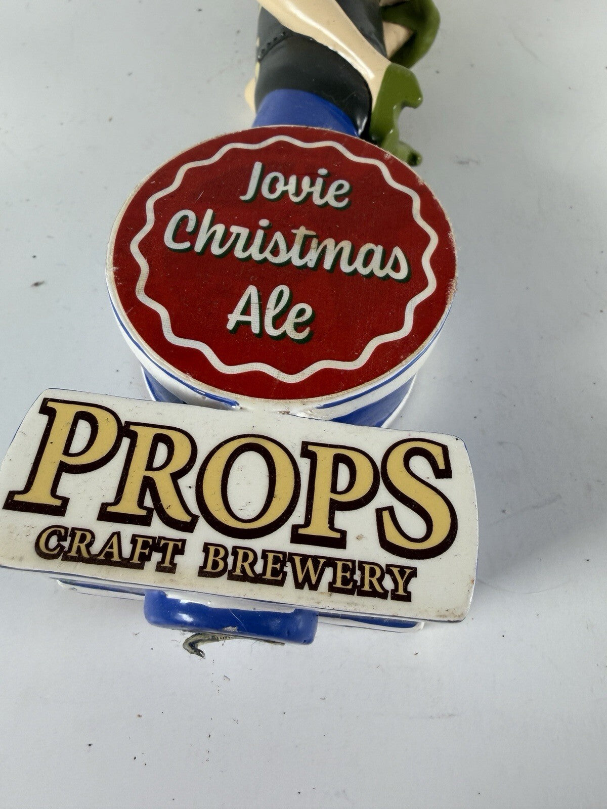 Rare Props Craft Brewery Jovie Christmas AleBeer Tap Handle Pin Up Girl