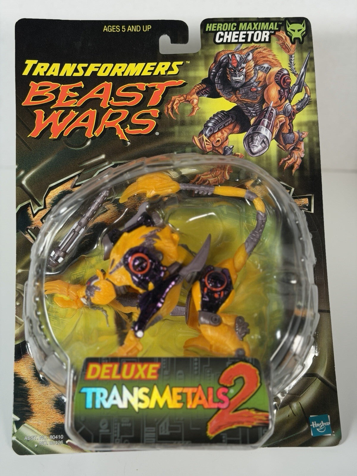 Beast Wars Brand New Sealed Transformers Transmetals 2 Cheetor (1998 Hasbro)