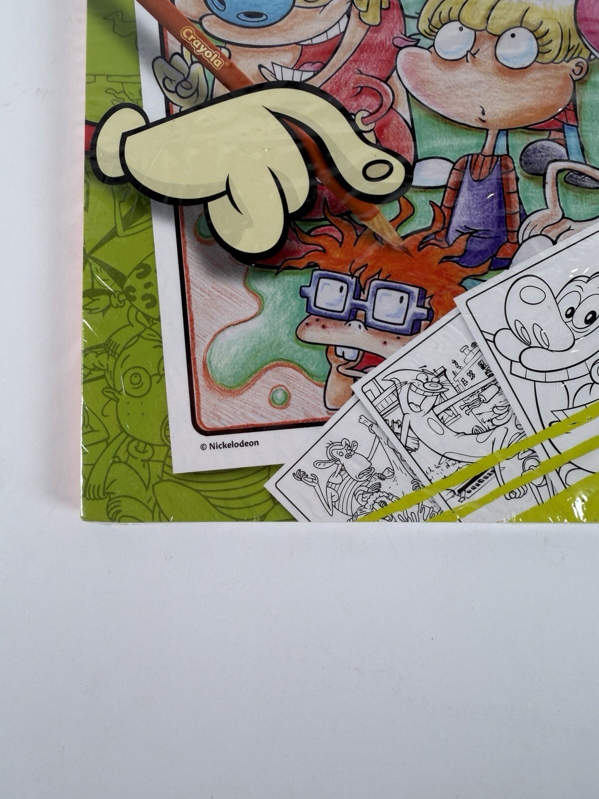 Crayola Nickelodeon Art with Edge Rugrats 90s cartoon coloring 30 pages book NEW