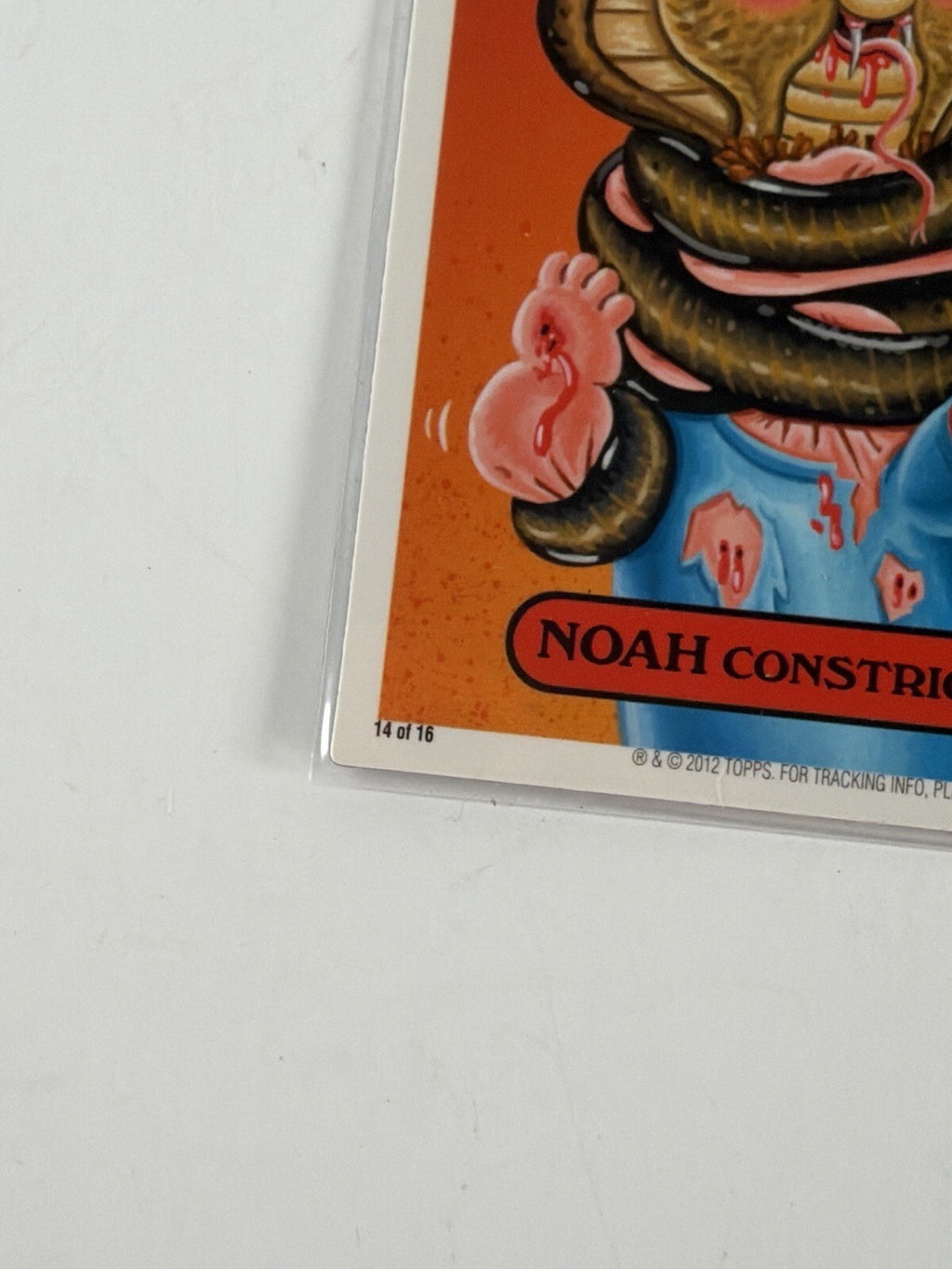 Vintage Garbage Pail Kids Noah Constrictor Magnet 14/16 2012
