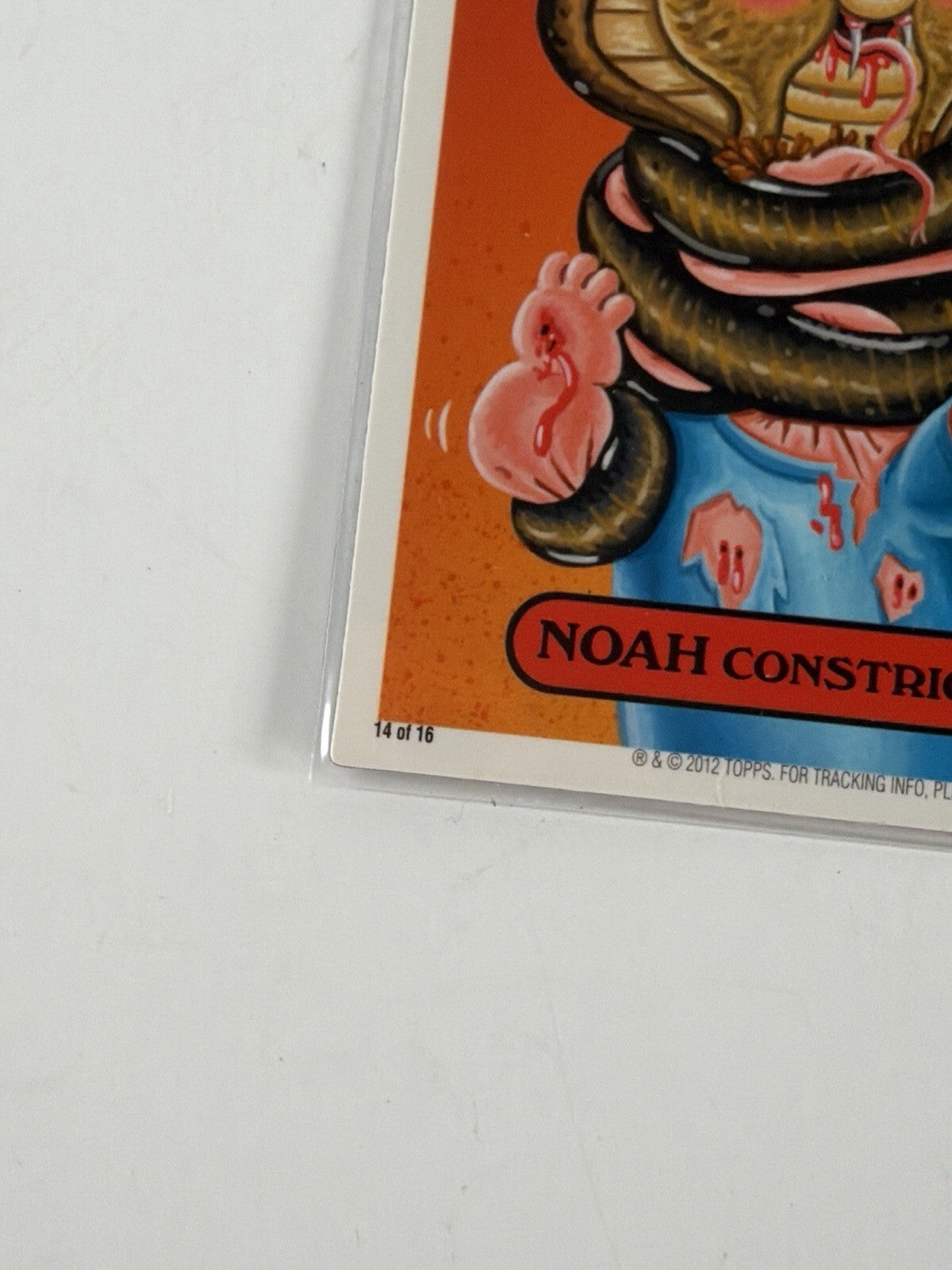 Vintage Garbage Pail Kids Noah Constrictor Magnet 14/16 2012