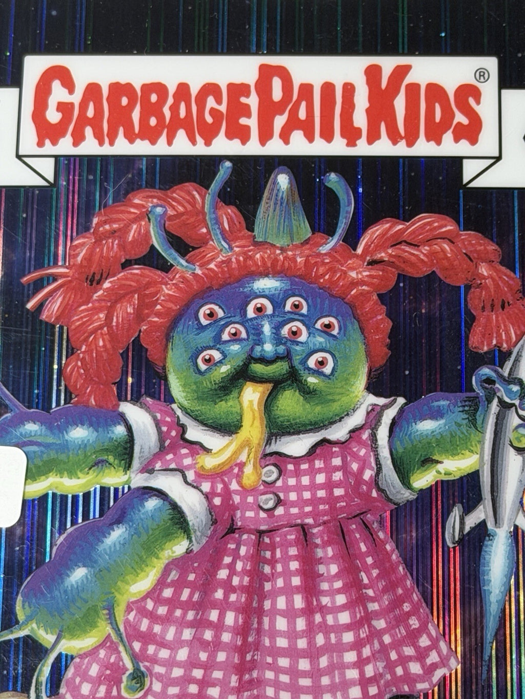 2025 Garbage Pail Kids Get A Grip Giant Art Print 5x7 SPACEY STACY