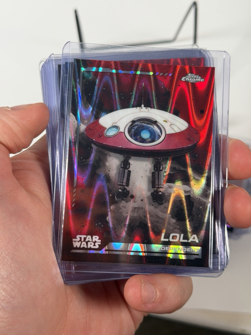 2024 Topps Chrome-Star Wars-Red Refractor- 14 Card Lot Pictured- R2d2, Chewbacca
