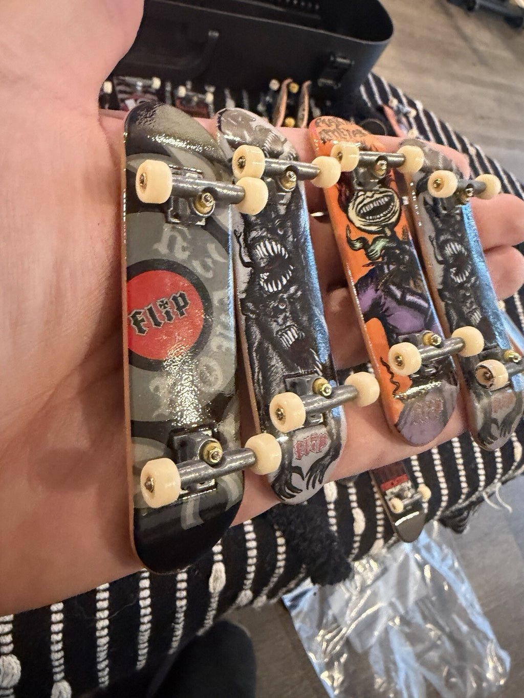 Tech Deck “Flip” Board Lot! 4xDecks Included Vintage
