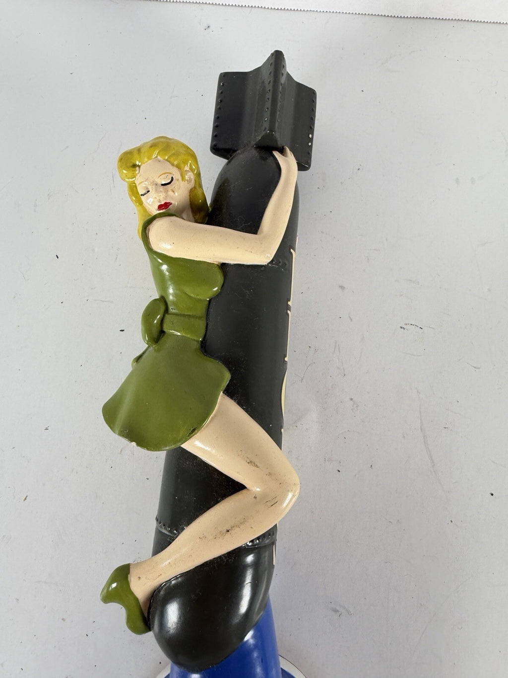 Rare Props Craft Brewery Jovie Christmas AleBeer Tap Handle Pin Up Girl