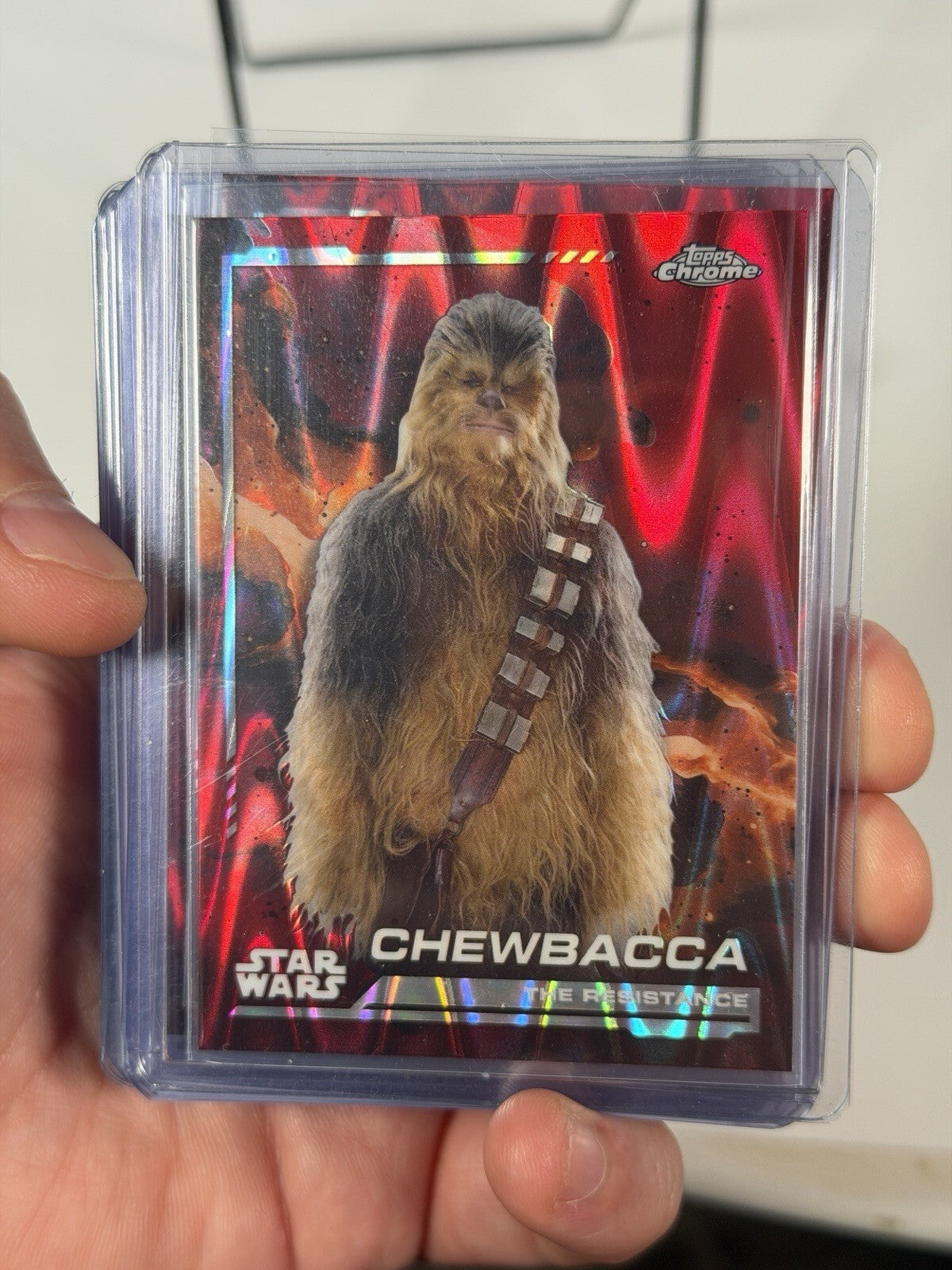 2024 Topps Chrome-Star Wars-Red Refractor- 14 Card Lot Pictured- R2d2, Chewbacca