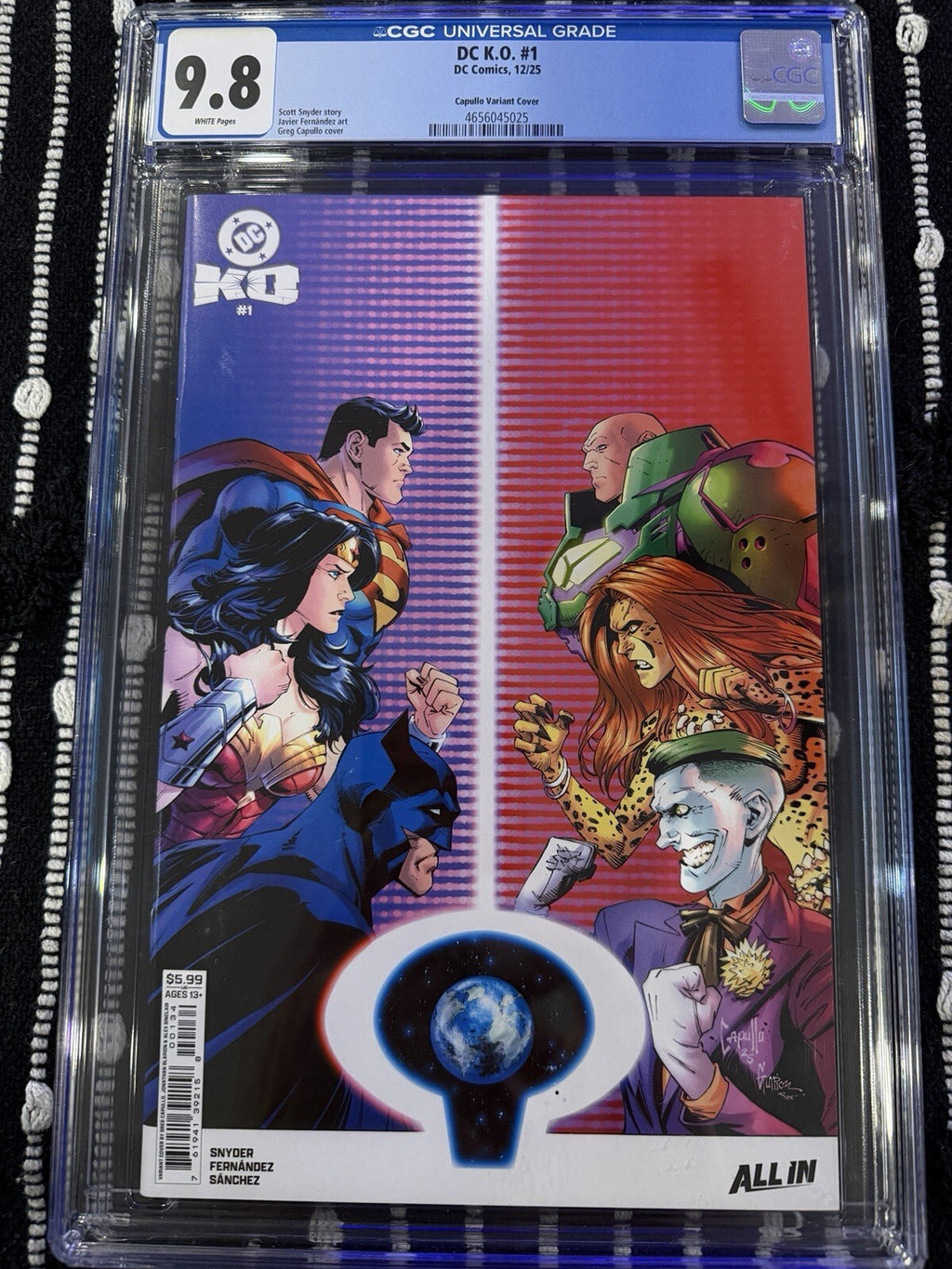 DC KO #1 Capullo Variant CGC 9.8 NM/M Gorgeous Gem Wow