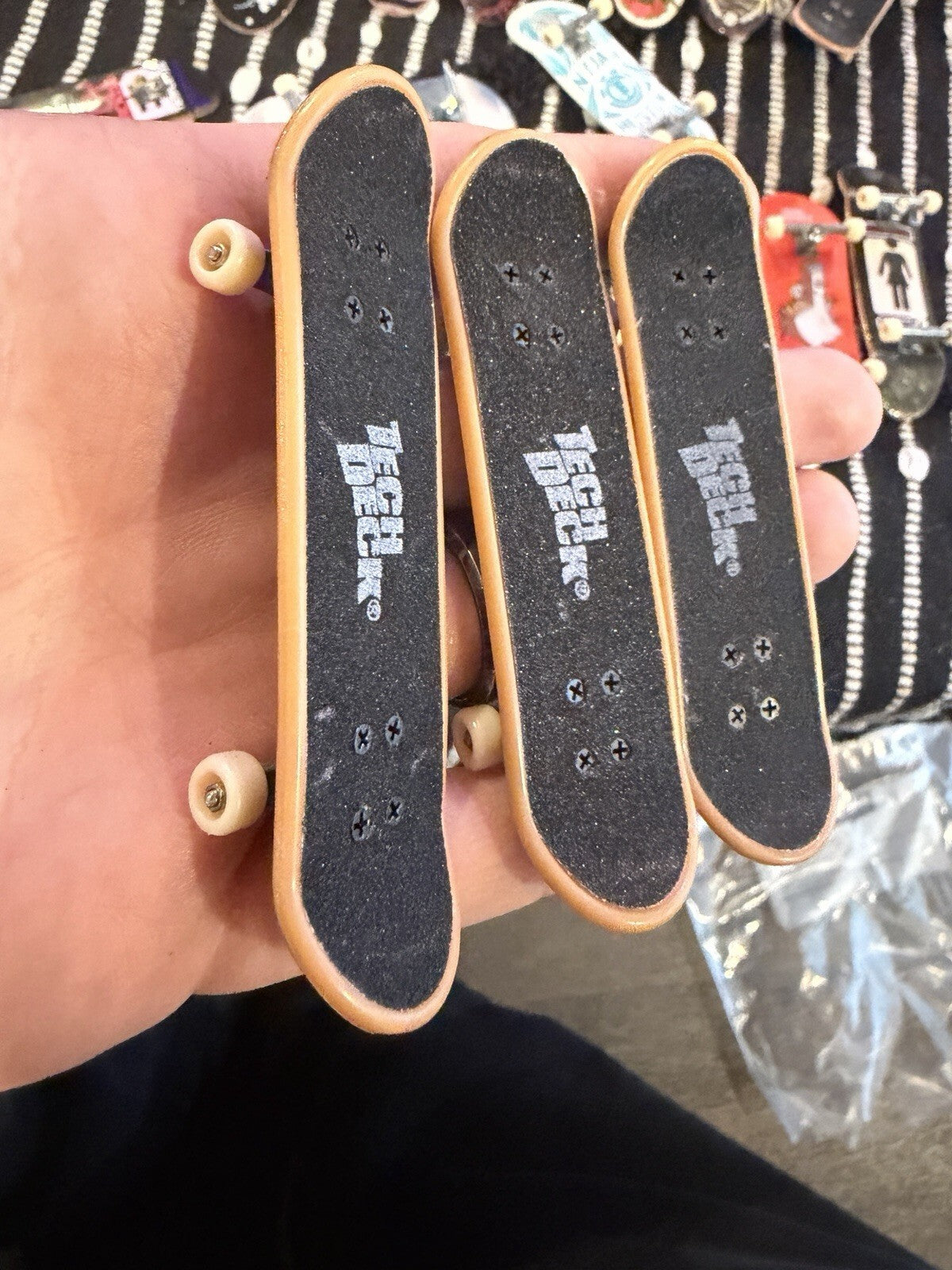 TECHDECK tech deck SKATE BOARDS toy machine vintage Set Of 3