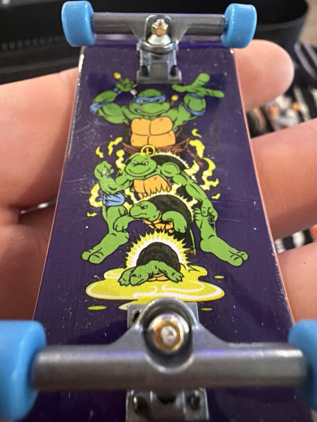 Teenage Mutant ninja turtlesTECH DECK × TMNT | SANTA CRUZ |BLUE LEONARDO × OOZE