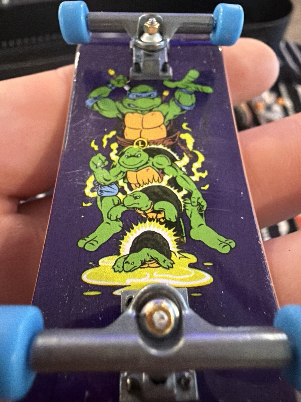 Teenage Mutant ninja turtlesTECH DECK × TMNT | SANTA CRUZ |BLUE LEONARDO × OOZE