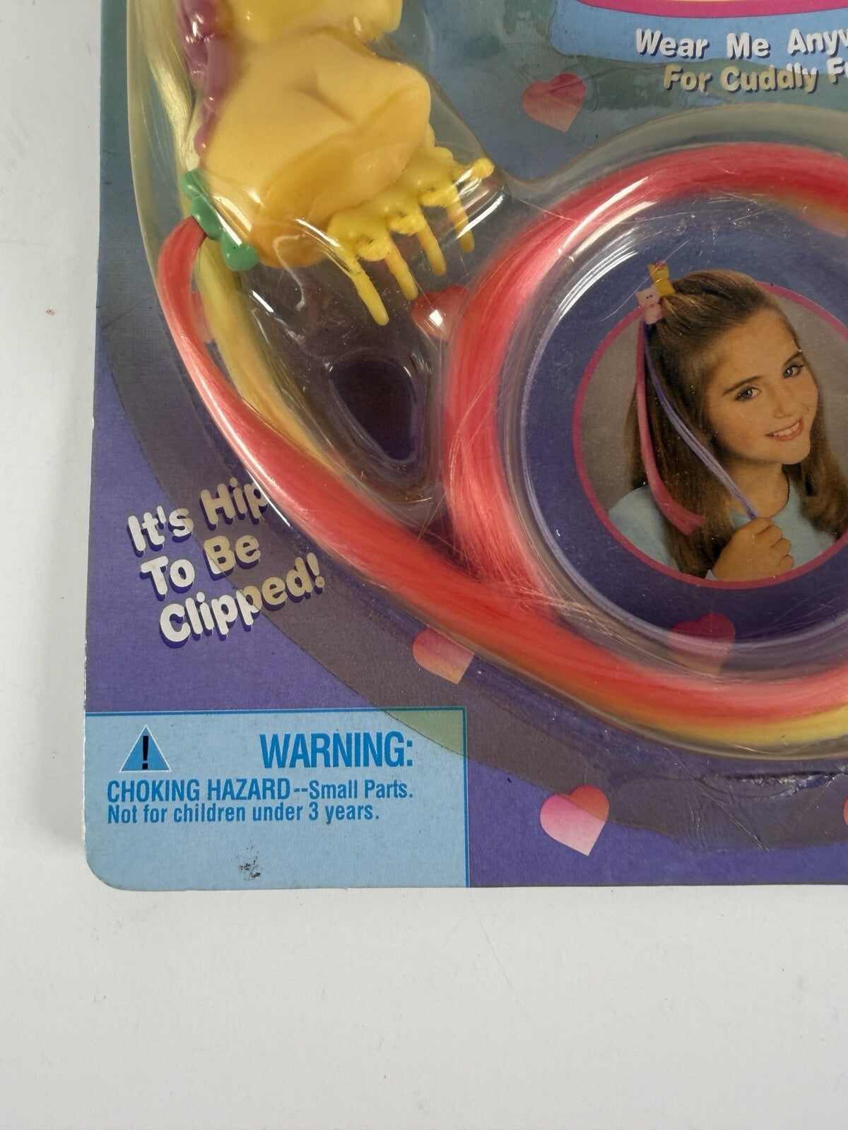 Hair Clips Wrap Around Pony Tails Colored Hair Extensions Vintage 90’s