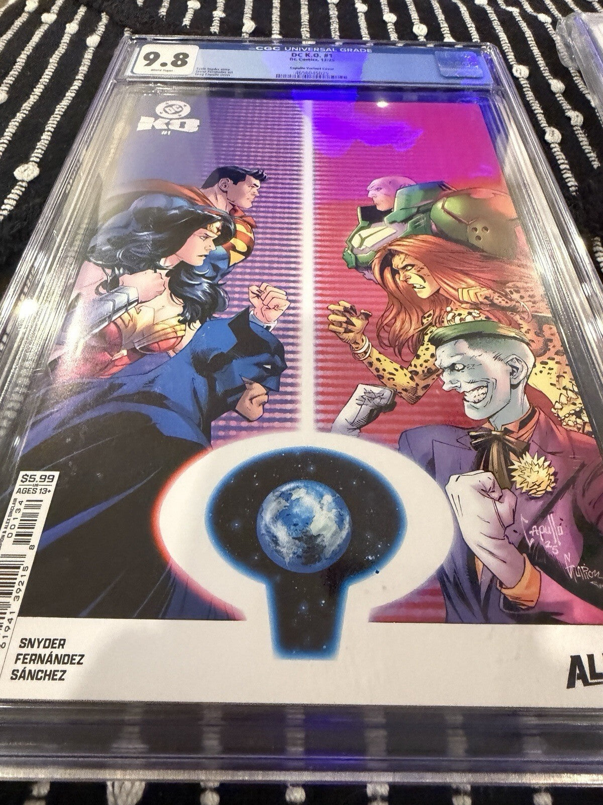 DC KO #1 Capullo Variant CGC 9.8 NM/M Gorgeous Gem Wow