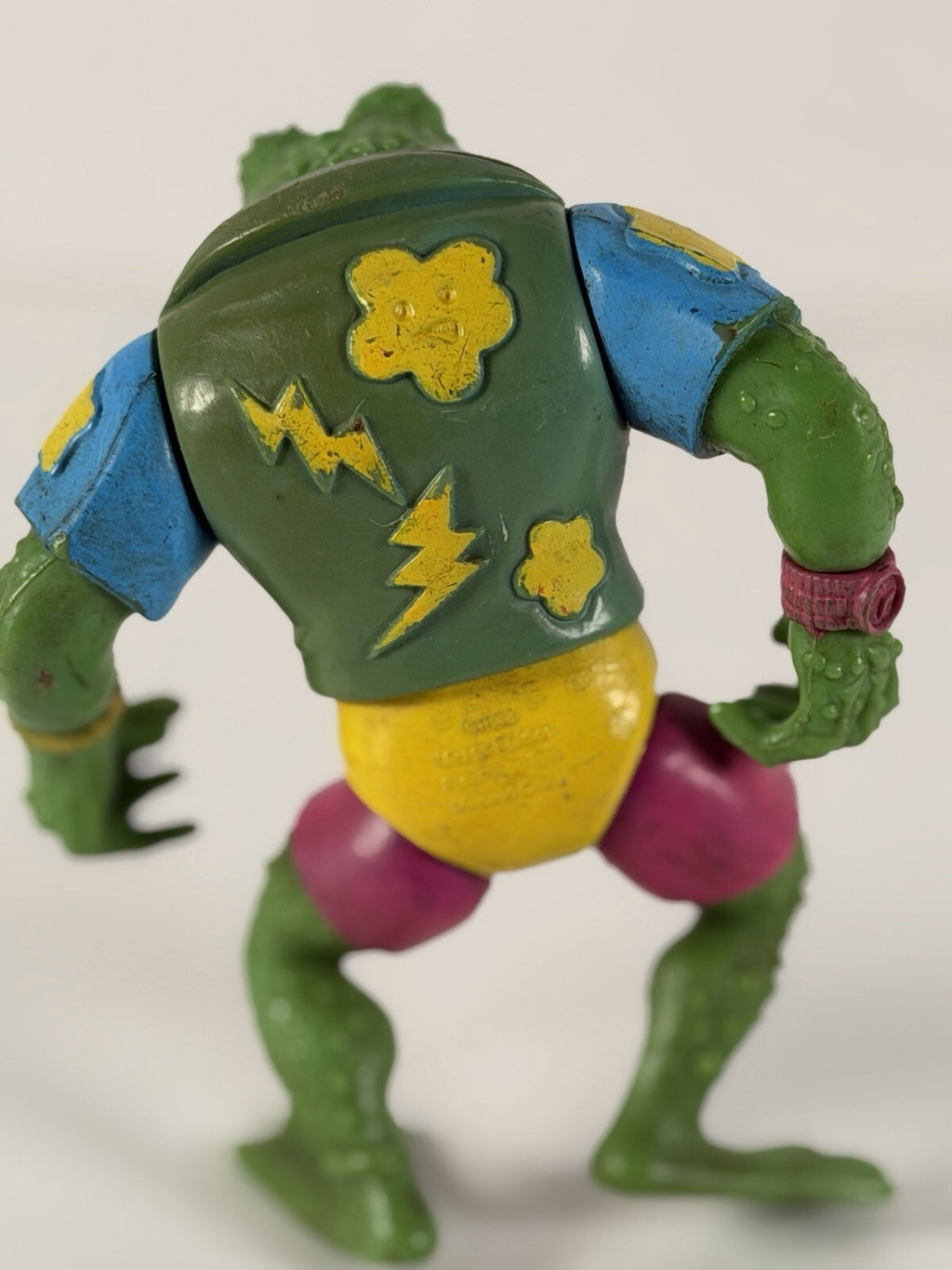 1989 Playmates Toys TMNT Genghis Frog Action Figure Teenage Mutant Ninja Turtles
