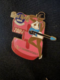 Hard Rock Cafe 2004 Pin Up Girl Guitar Collectible Enamel Pin Rare