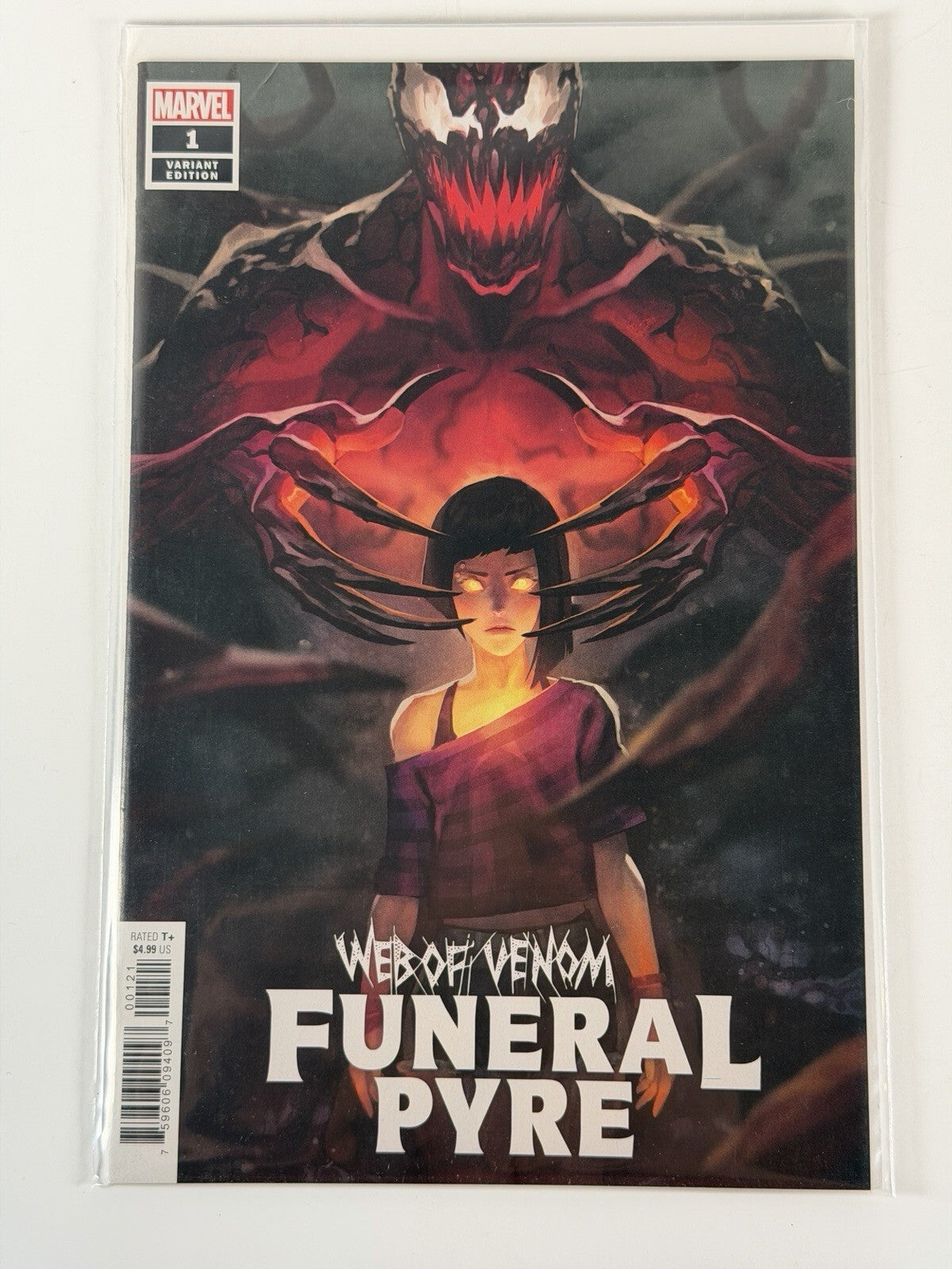 WEB OF VENOM FUNERAL PYRE #1 COAX 1:50 CARNAGE VARIANT 2019 MARVEL COMICS NM