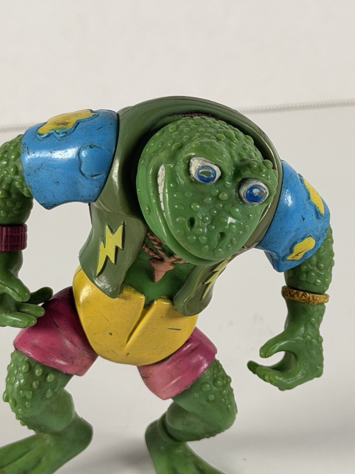 1989 Playmates Toys TMNT Genghis Frog Action Figure Teenage Mutant Ninja Turtles