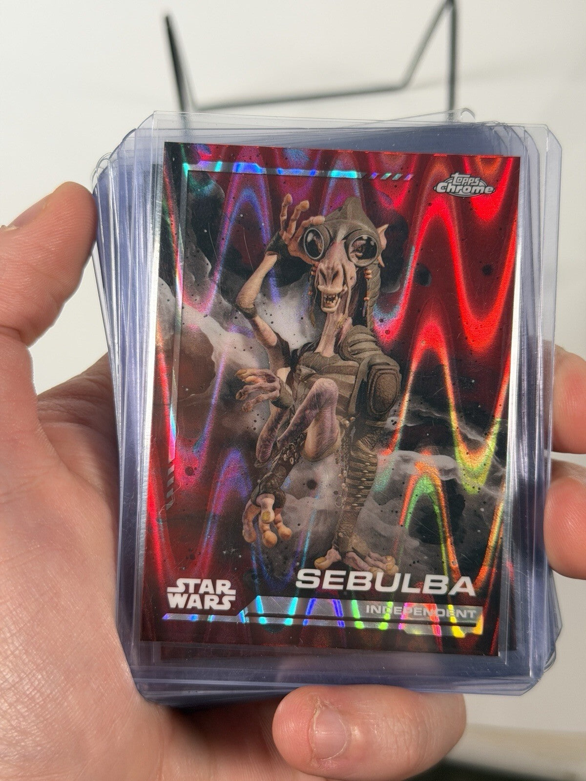 2024 Topps Chrome-Star Wars-Red Refractor- 14 Card Lot Pictured- R2d2, Chewbacca