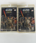 Vintage 1996 Star Wars Metal Die Cast Key Chain Set of 2 - Obi Wan, Yoda