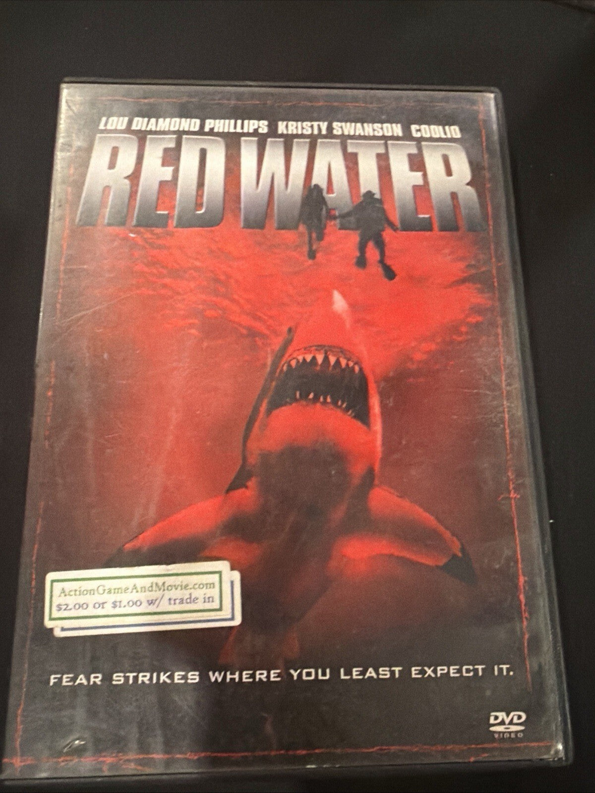 Red Water (2004, DVD) Kristy Swanson Loo Diamond Phillips Shark