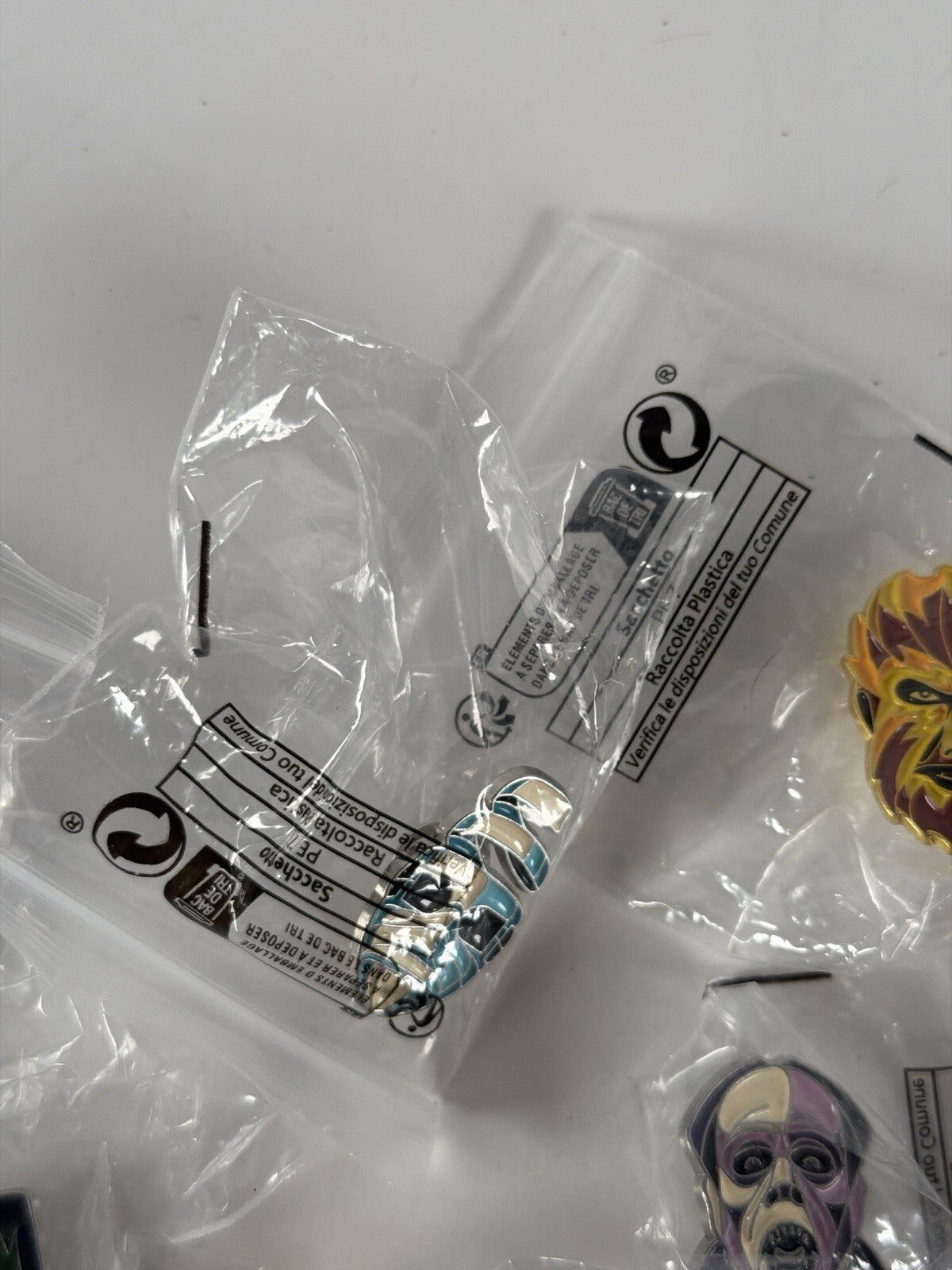 Classic Horror Movie Pin Lot - 7 Horror Enamel Pins - Halloween FiGPiN Vintage