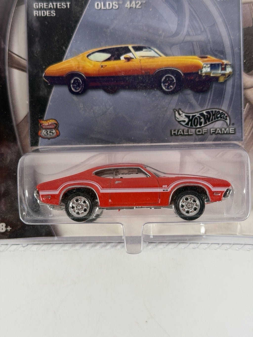 Hot Wheels 2003 Hall of Fame Greatest Rides Olds 442 in Red
