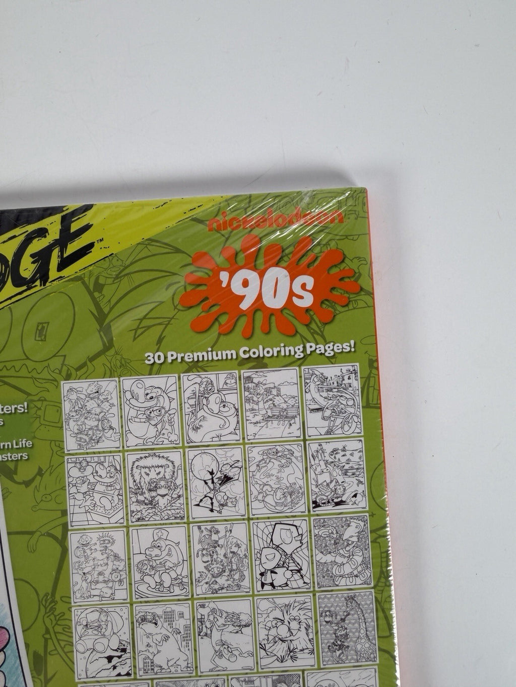 Crayola Nickelodeon Art with Edge Rugrats 90s cartoon coloring 30 pages book NEW
