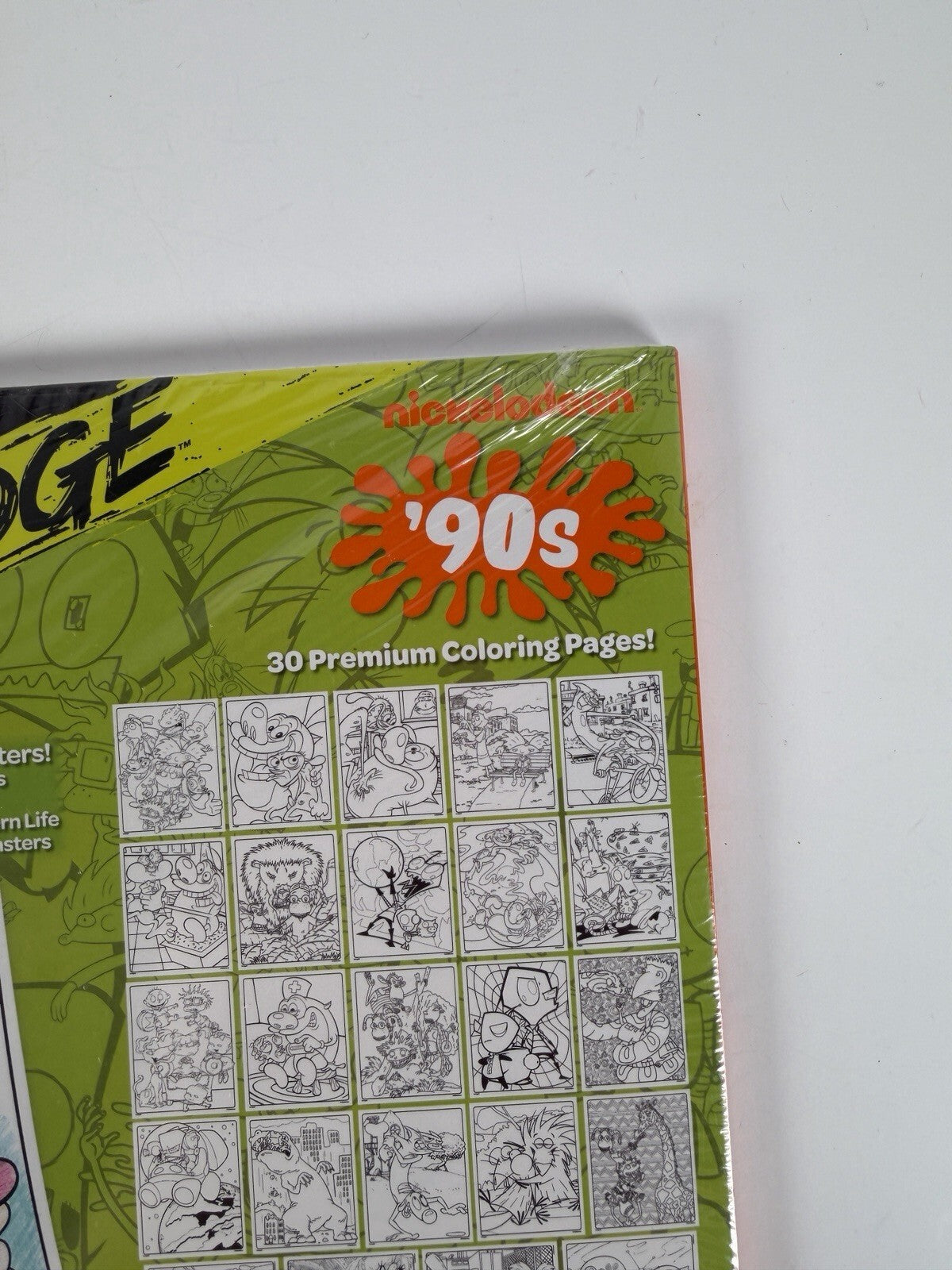 Crayola Nickelodeon Art with Edge Rugrats 90s cartoon coloring 30 pages book NEW