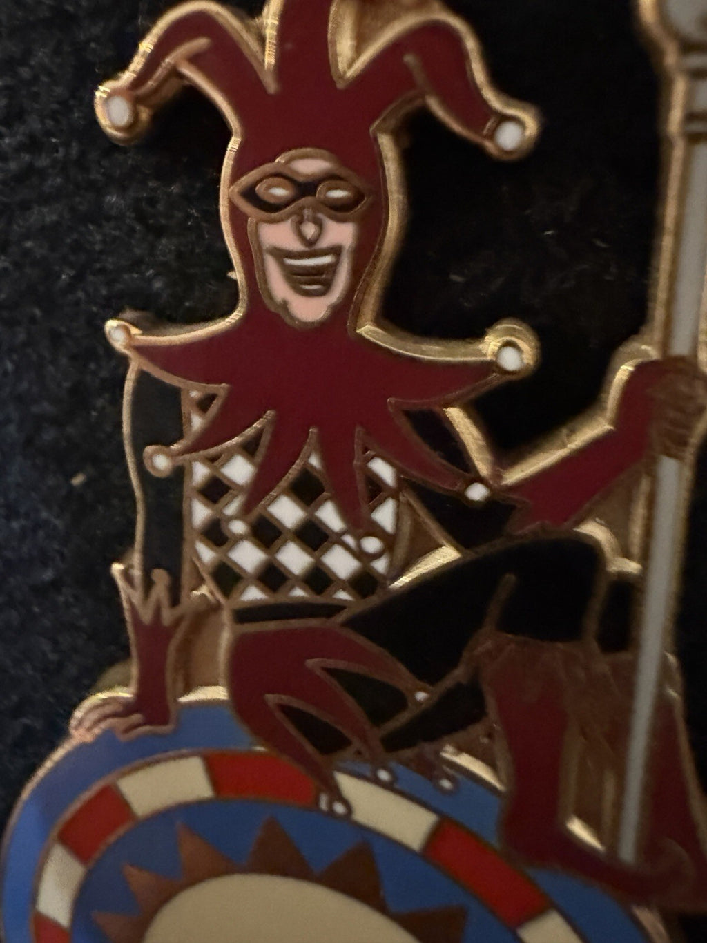 Hard Rock Cafe Las Vegas - Jester Sitting on $500 Chip Pin