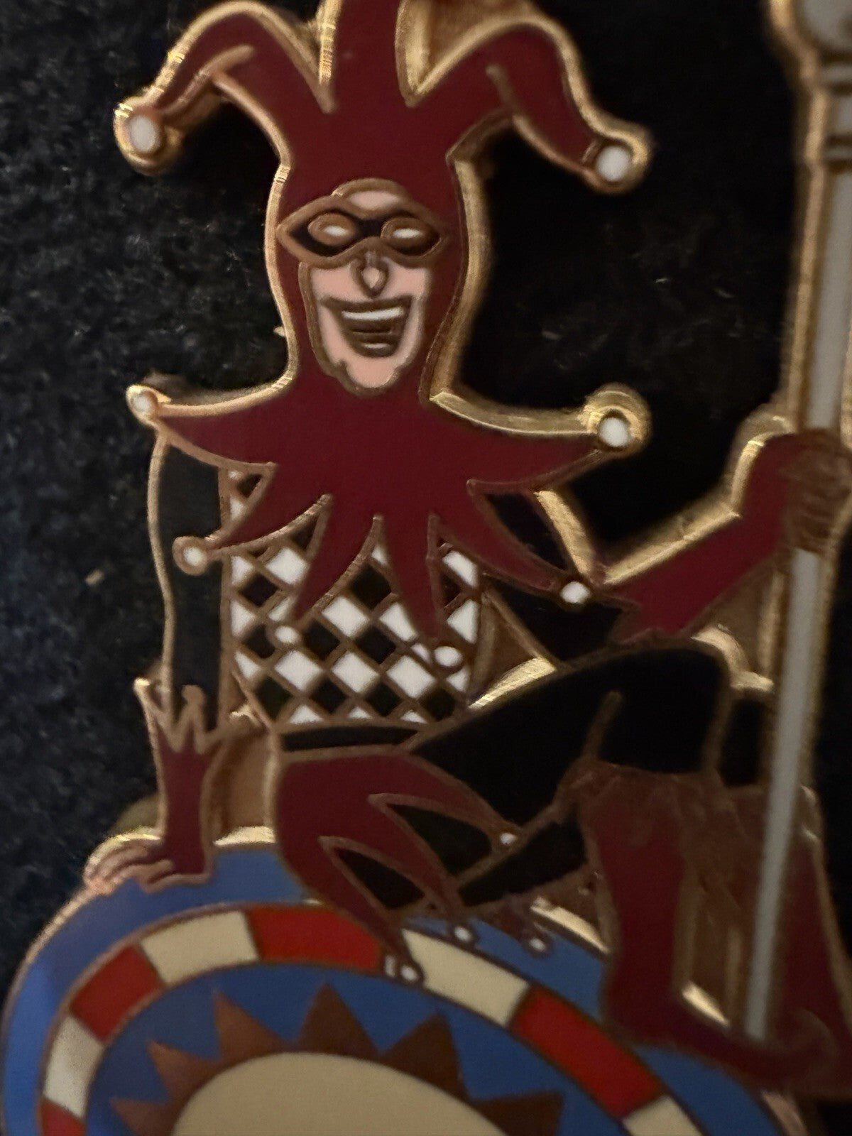 Hard Rock Cafe Las Vegas - Jester Sitting on $500 Chip Pin