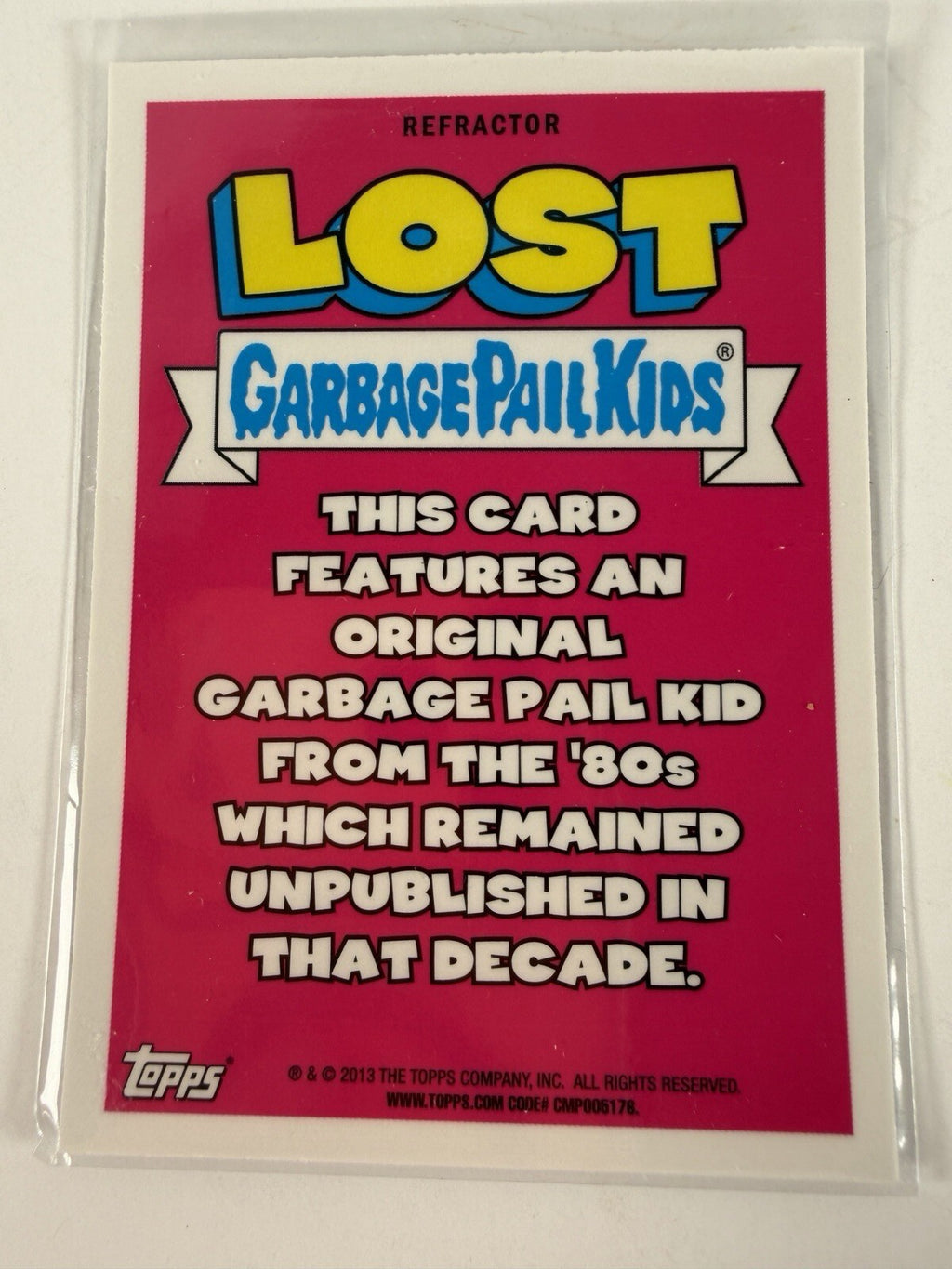 L6b - Al Pocalypse - Atomic Refractor - 2013 Garbage Pail Kids Chrome Series 1