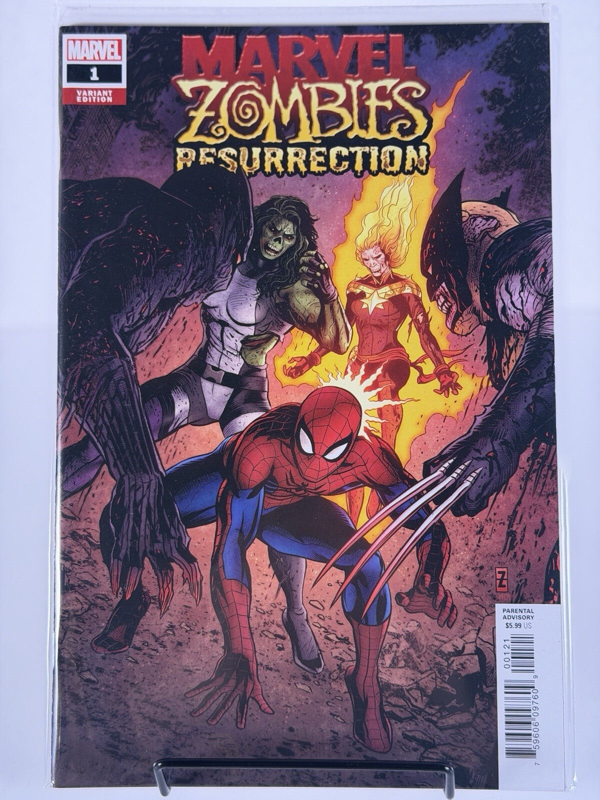 Marvel Zombies Resurrection #1 Marvel 2020 1:50 Patrick Zircher Variant Cover