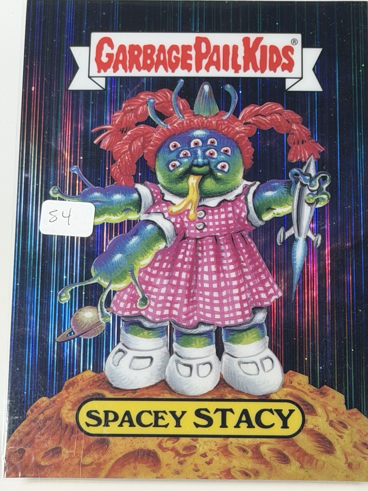 2025 Garbage Pail Kids Get A Grip Giant Art Print 5x7 SPACEY STACY