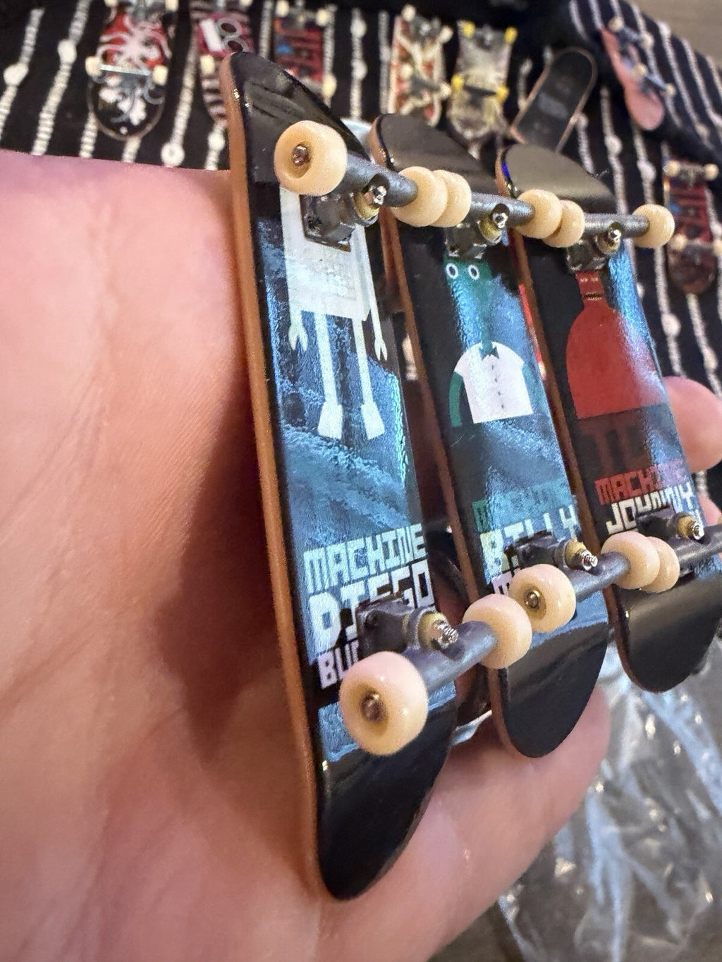 TECHDECK tech deck SKATE BOARDS toy machine vintage Set Of 3