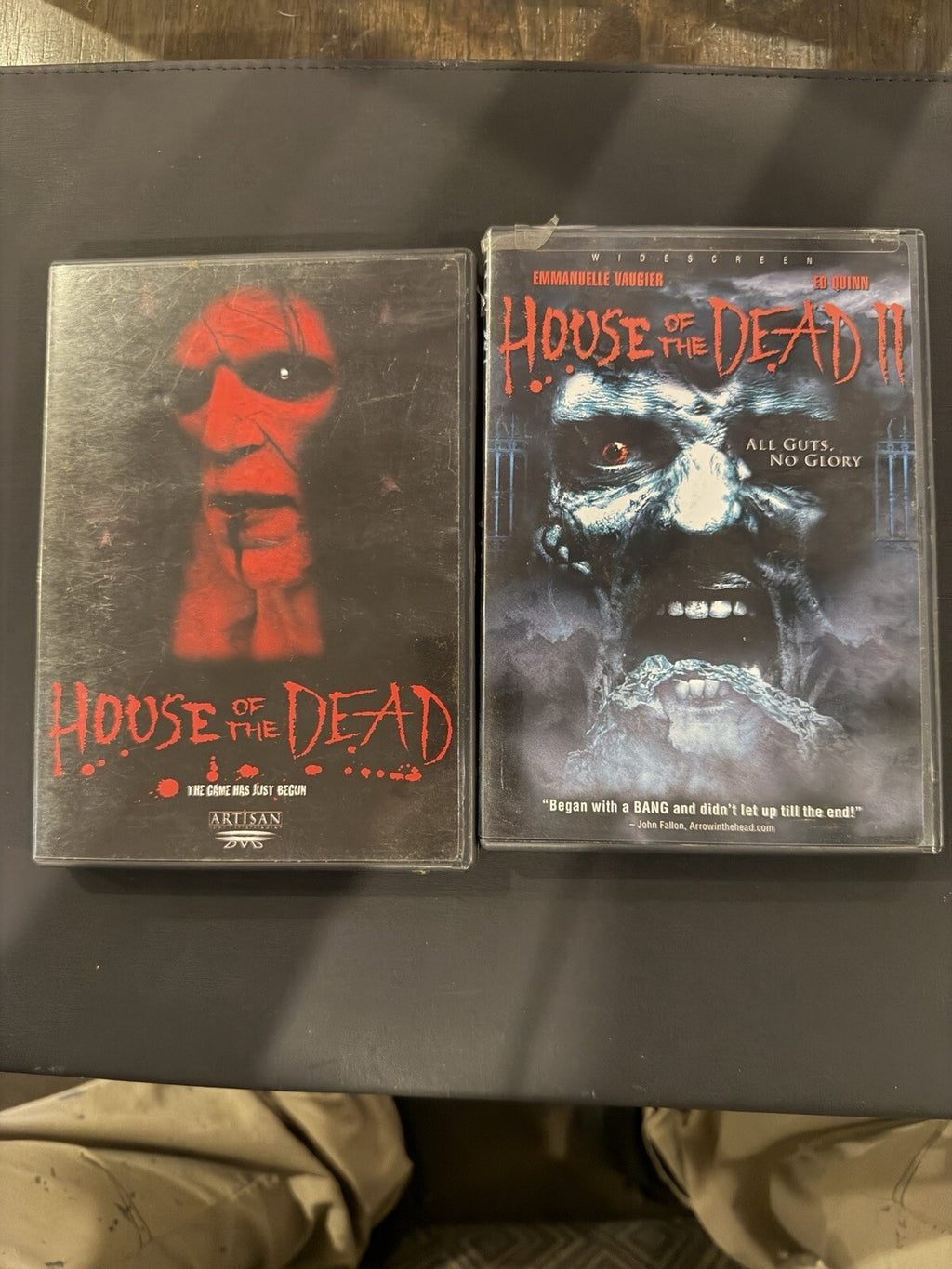 House Of The Dead 1 & 2 DVD Bundle Lot - Region 1 - 2 Disc With Booklets