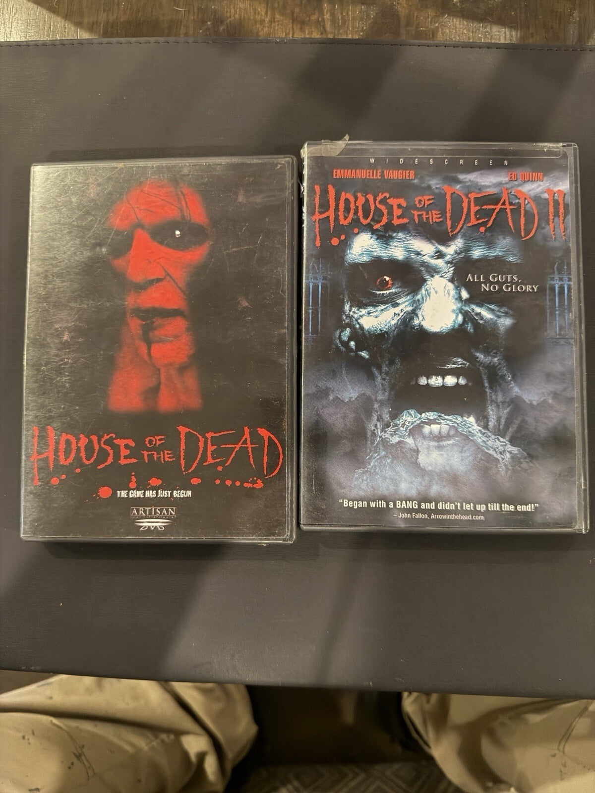 House Of The Dead 1 & 2 DVD Bundle Lot - Region 1 - 2 Disc With Booklets