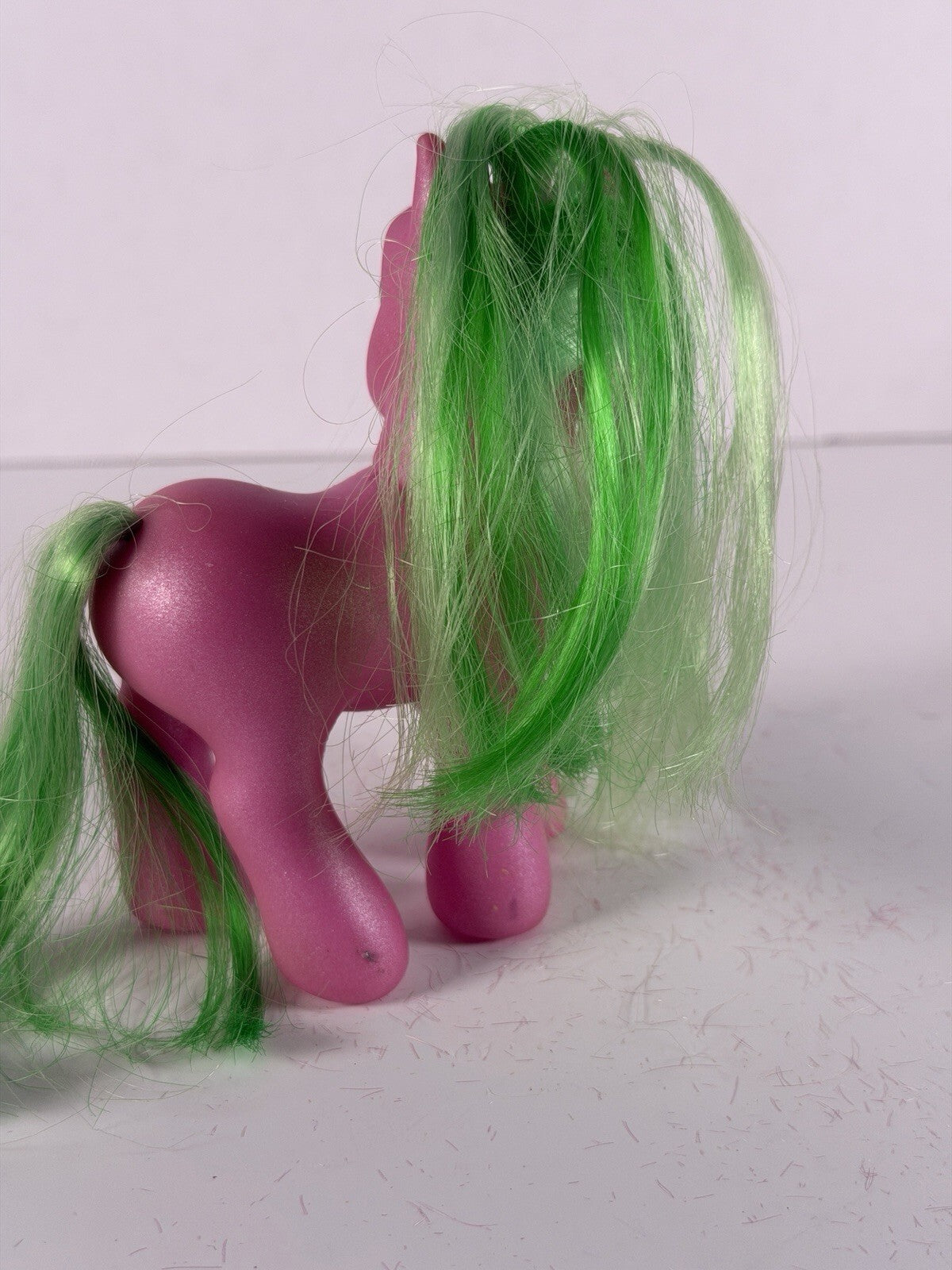My Little Pony Sparkle Pony G3 2004 Pink with Green Hair Cactus Desert Blossom