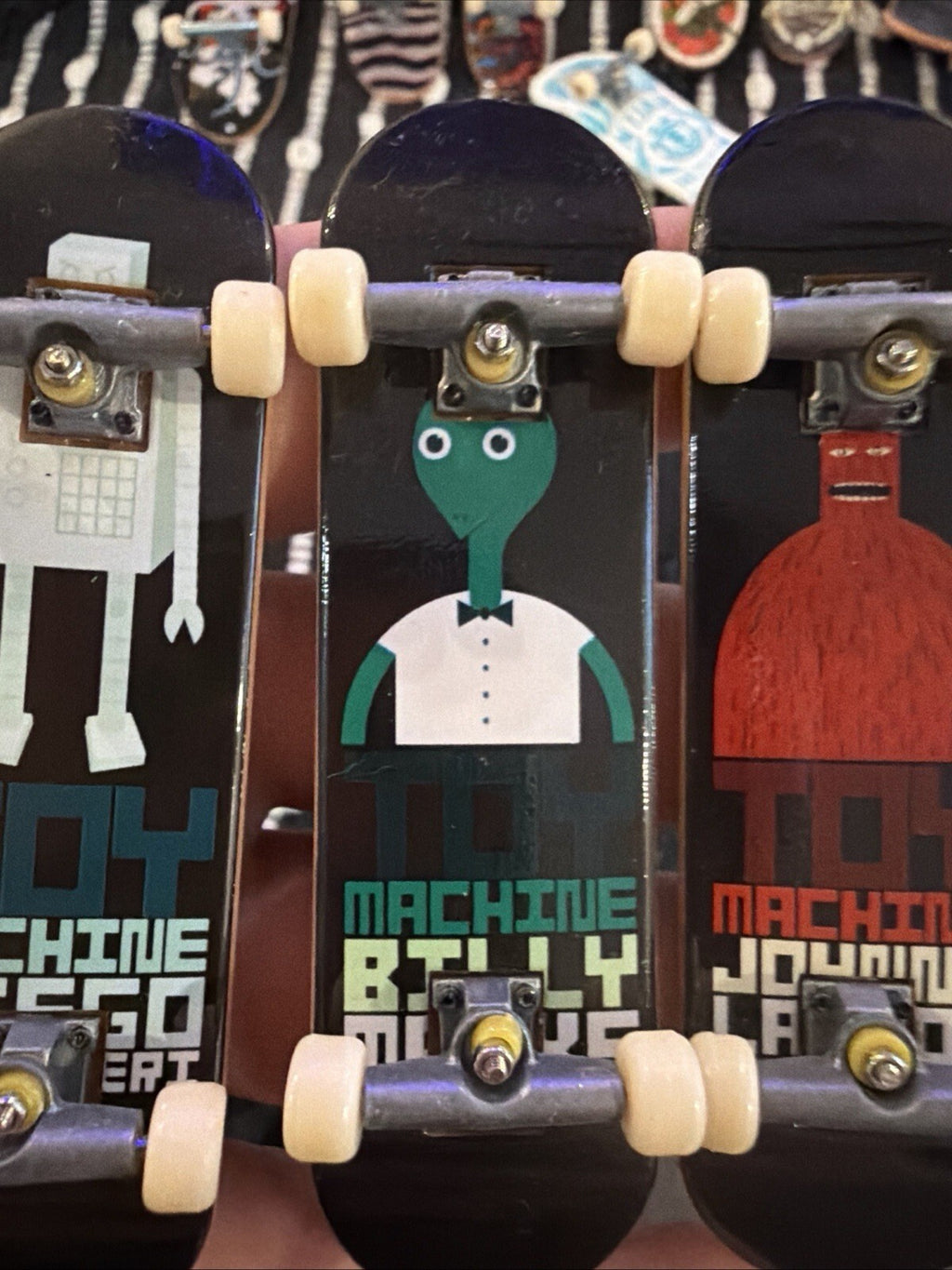 TECHDECK tech deck SKATE BOARDS toy machine vintage Set Of 3