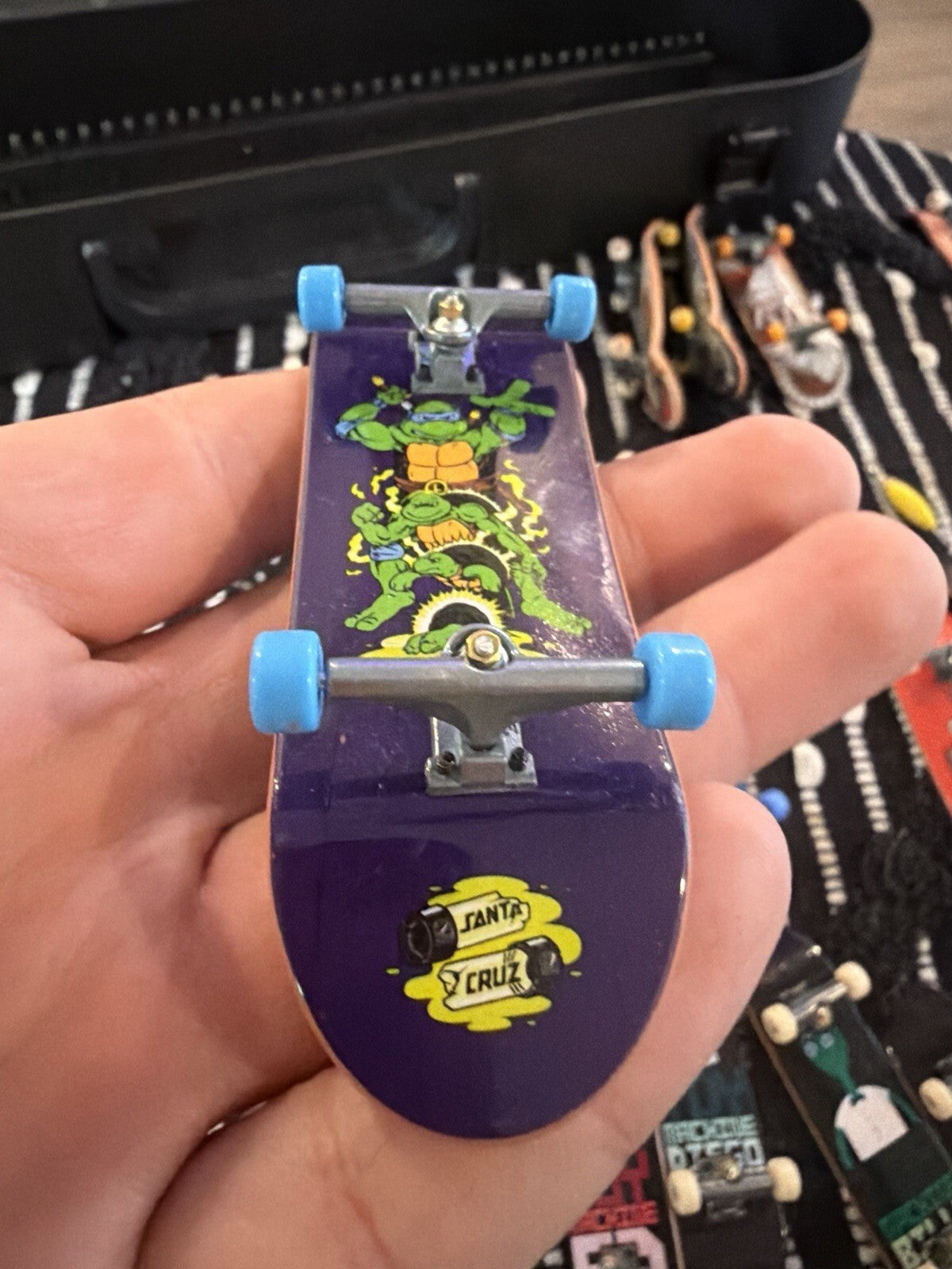 Teenage Mutant ninja turtlesTECH DECK × TMNT | SANTA CRUZ |BLUE LEONARDO × OOZE