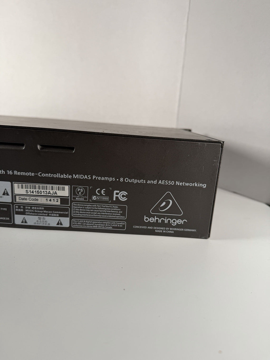 Behringer S16 Digital Snake IO Box