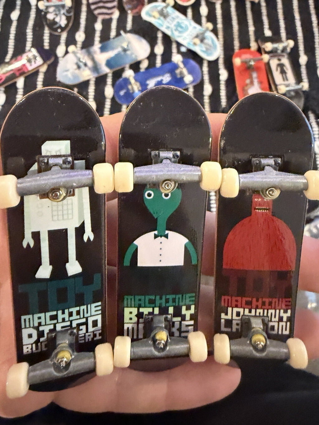 TECHDECK tech deck SKATE BOARDS toy machine vintage Set Of 3