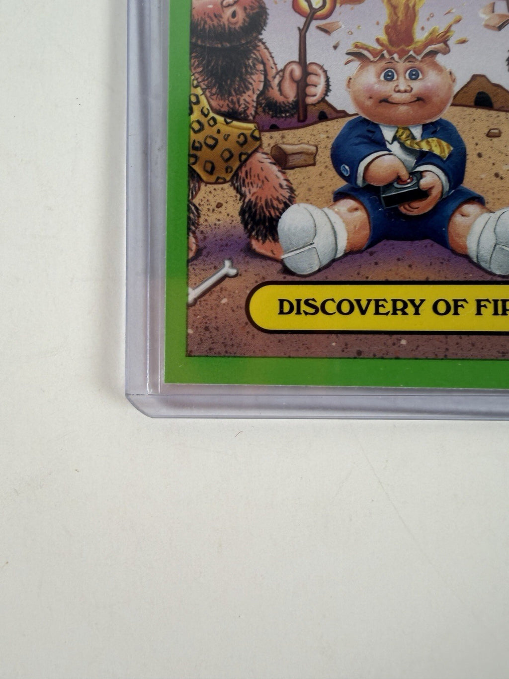 Garbage Pail Kids Thru History 2012 ADAM BOMB #4 Discovery of Fire