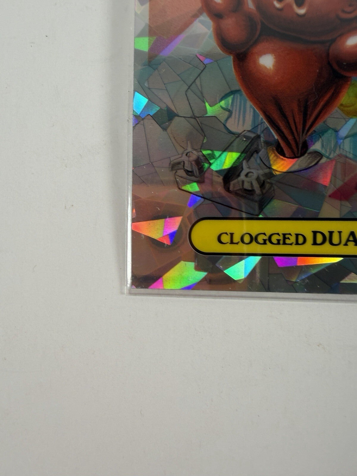 GARBAGE PAIL KIDS 2014 CHROME 2 ATOMIC REFRACTOR SINGLE Clogged Duane