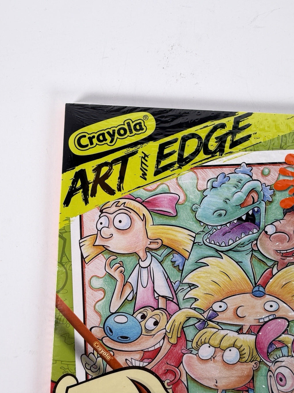 Crayola Nickelodeon Art with Edge Rugrats 90s cartoon coloring 30 pages book NEW