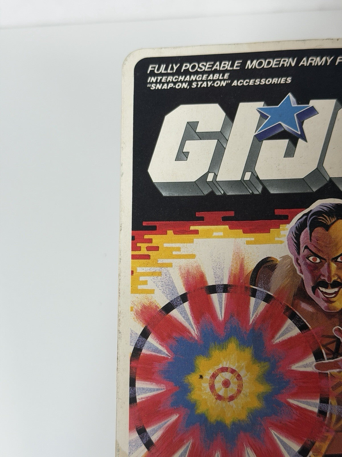 Hasbro G.I. Joe 1987 Crystal Ball Figure Fridge Sticker New On Card