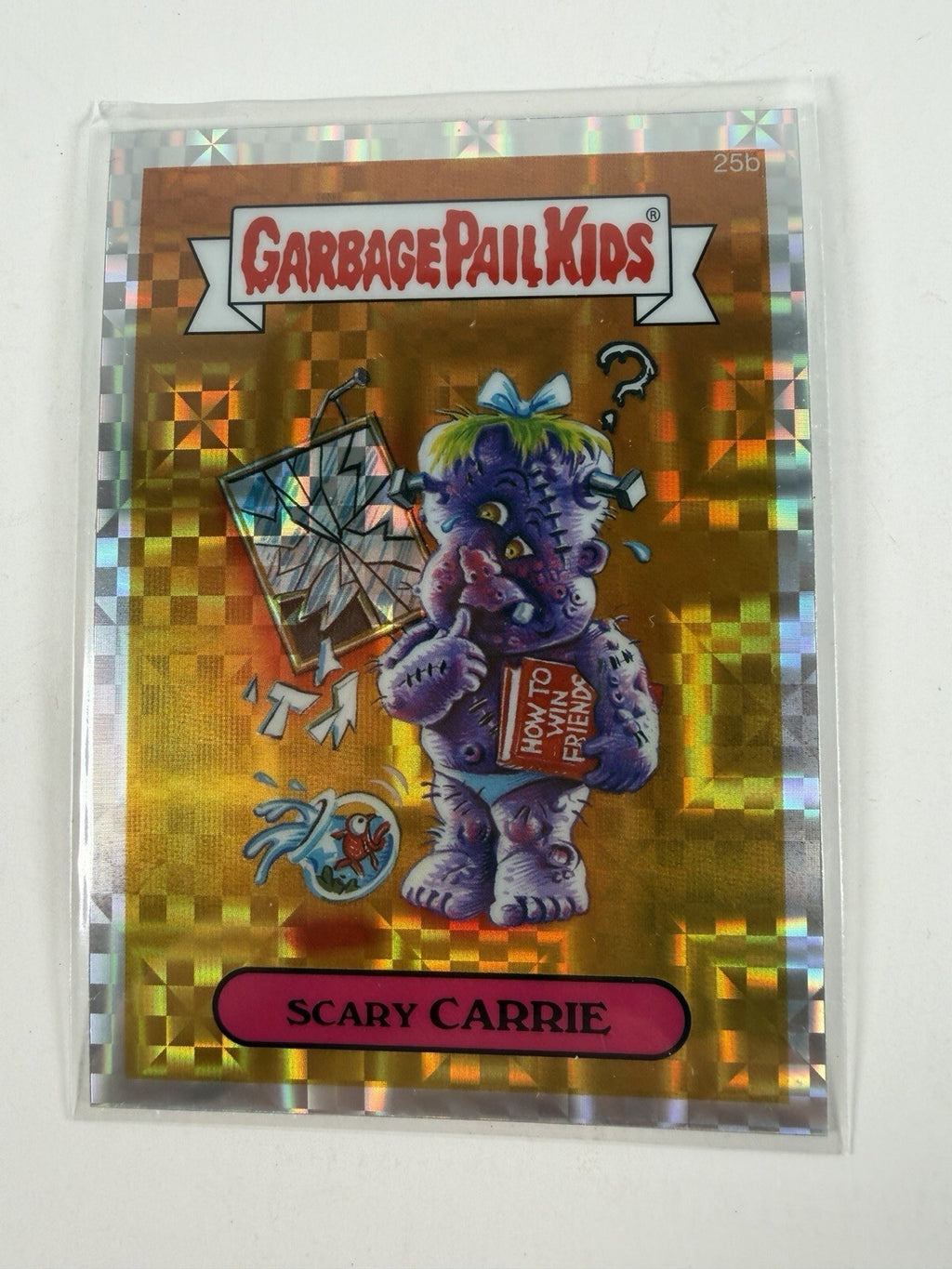 2013 GARBAGE PAIL KIDS CHROME 1 XFRACTOR Scary Carrie