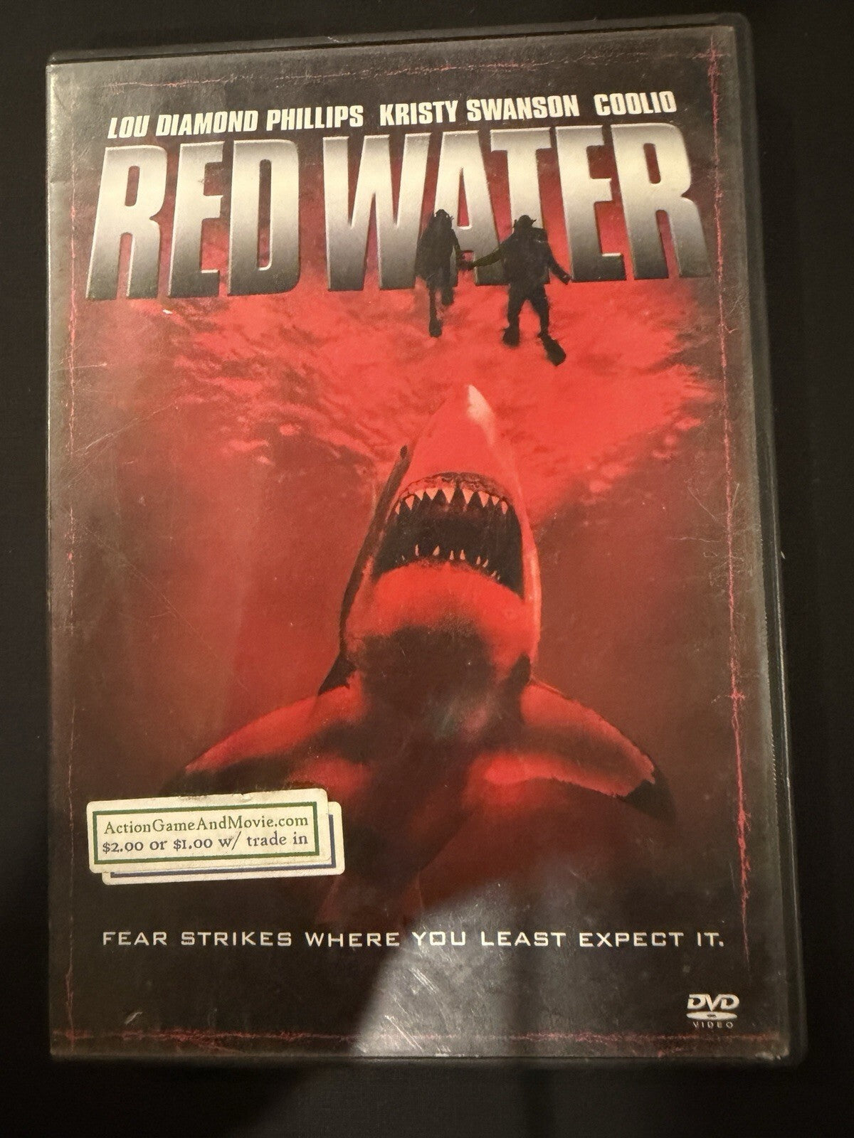 Red Water (2004, DVD) Kristy Swanson Loo Diamond Phillips Shark