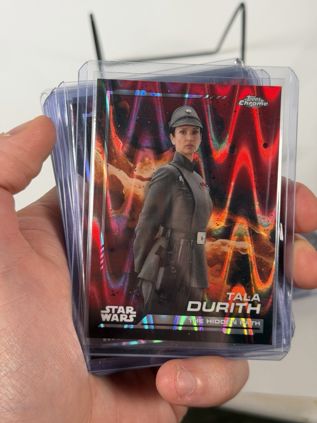 2024 Topps Chrome-Star Wars-Red Refractor- 14 Card Lot Pictured- R2d2, Chewbacca