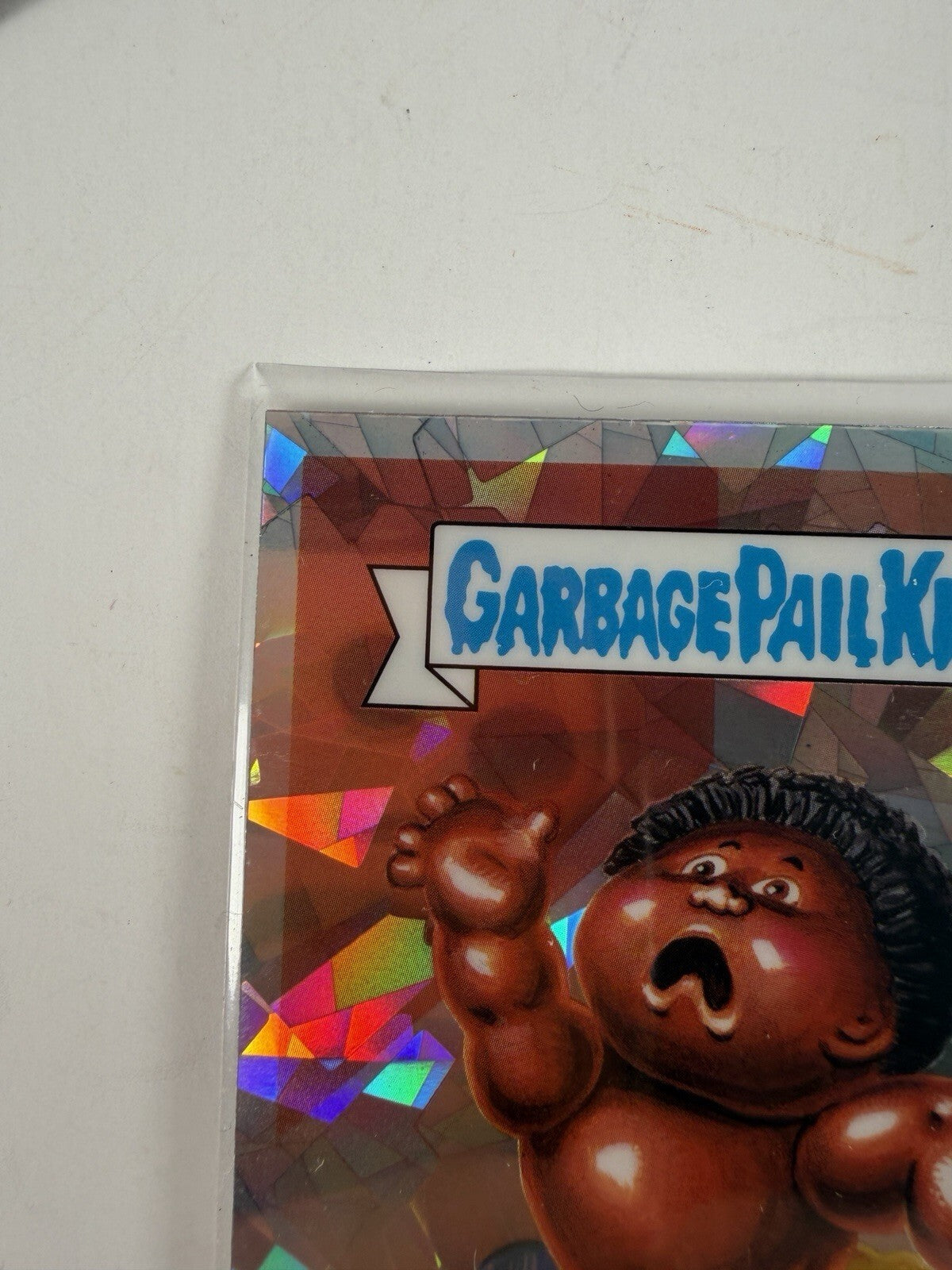 GARBAGE PAIL KIDS 2014 CHROME 2 ATOMIC REFRACTOR SINGLE Clogged Duane
