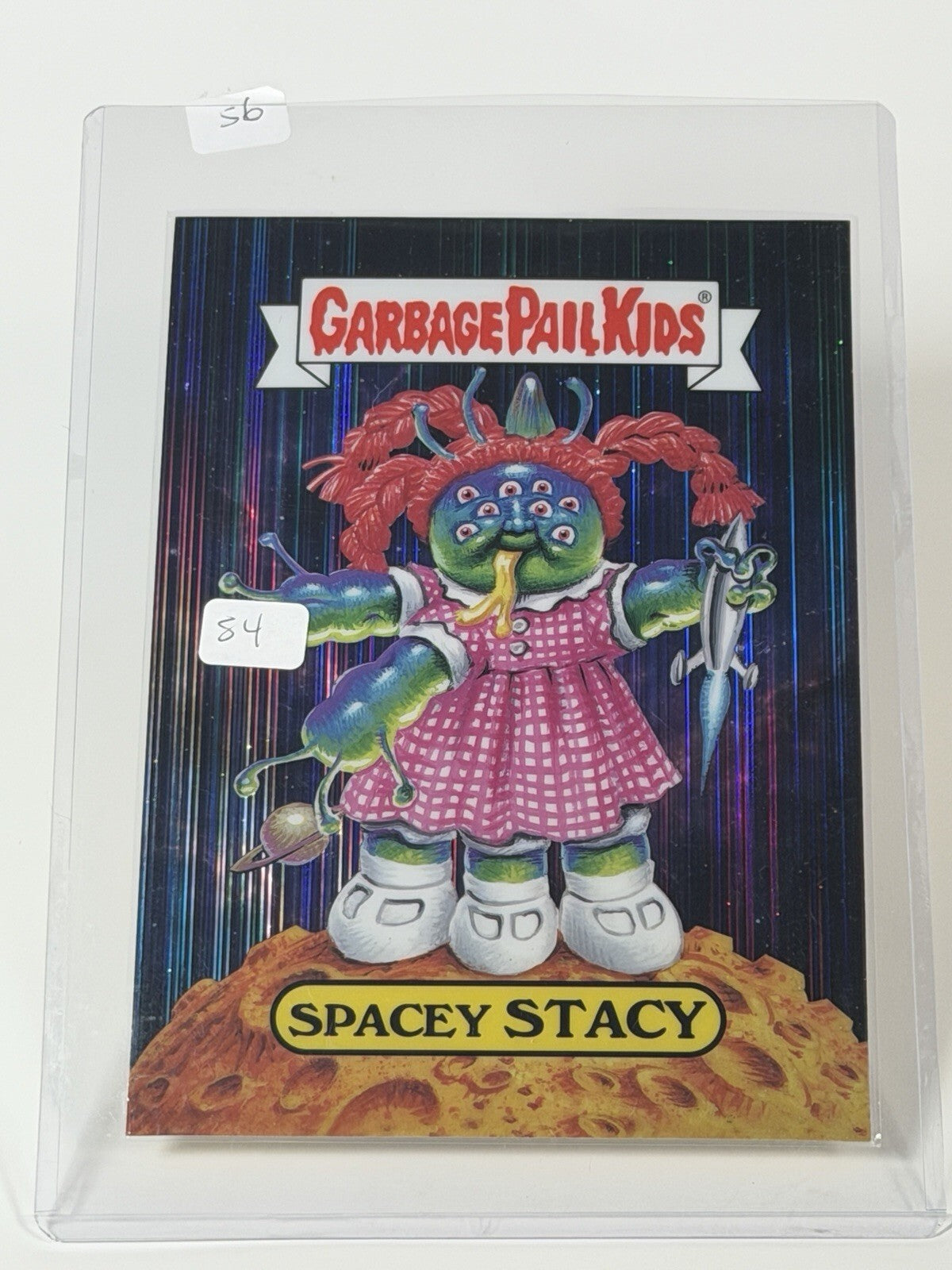 2025 Garbage Pail Kids Get A Grip Giant Art Print 5x7 SPACEY STACY